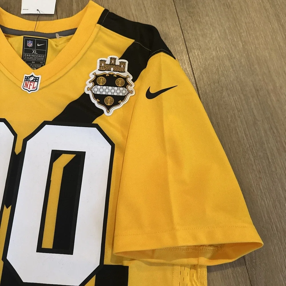TJ WATT #90 PITTSBURGH STEELERS 2025 THROWBACK NIKE GAME‎ FOOTBALL JERSEY YXL